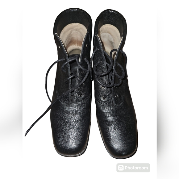 Original Ros Hommerson Vintage Ankle leather bootie size 10 - Picture 1 of 5